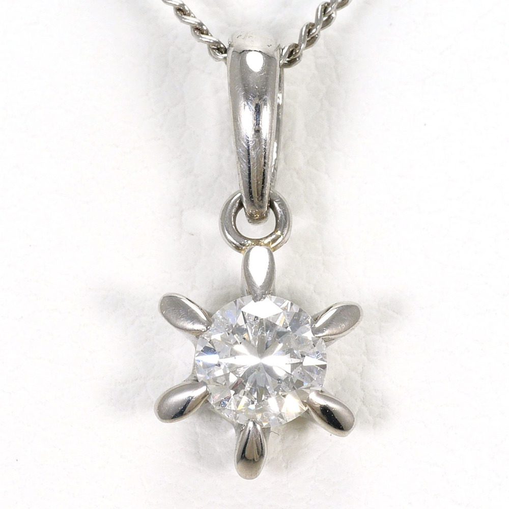 VINTAGE Silver Diamond Necklace